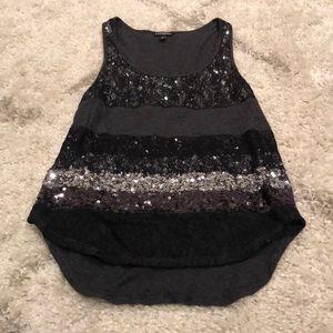 Express tank top with sequins